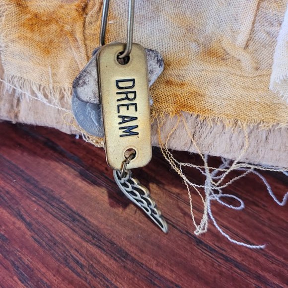 Handmade Art Journal Healing Crystal Rocks Time Dream Drawing Book Angel - Picture 8 of 14